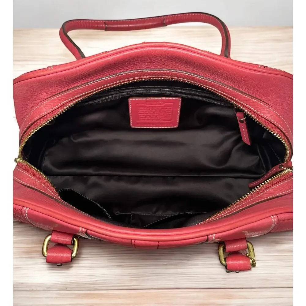 Y2K Coach 10526 Hamilton Pebble Leather Satchel Bag